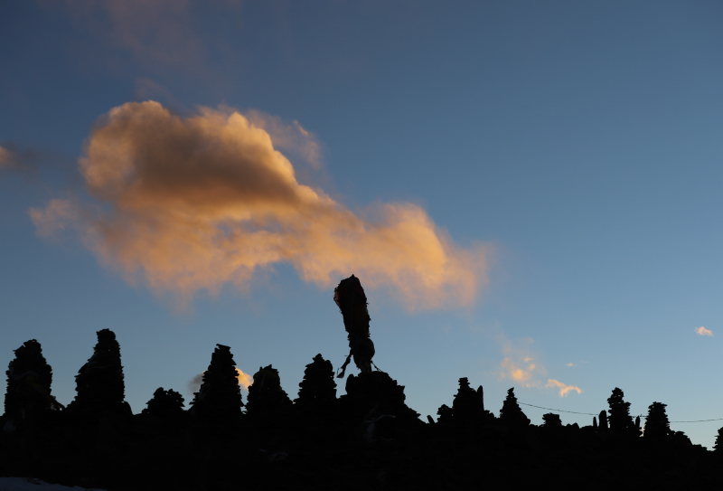 黑石城遠眺貢嘎-(3) 黑石城遠眺貢嘎-(3)