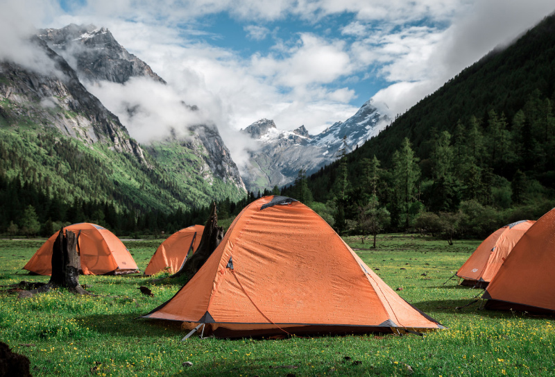 長坪溝木騾子營地