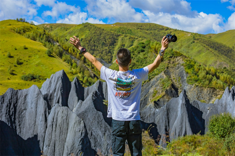 夏季的墨石公園