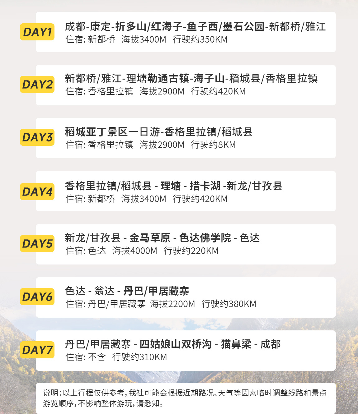 稻城亞丁+色達(dá)7日游1_11 稻城亞丁+色達(dá)7日游1_11